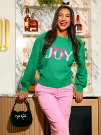 "Joy" Sweater, Green