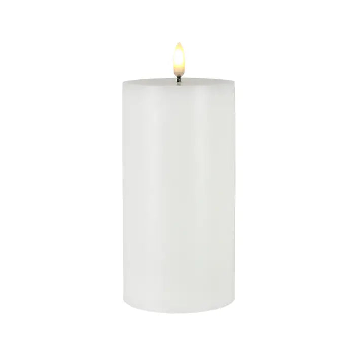 CANDLE PATRIA 3D LED WHITE 6" PILLAR