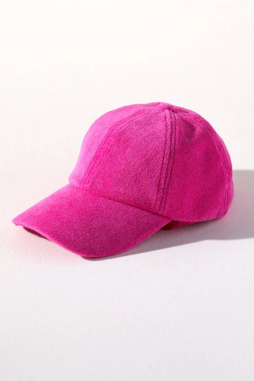 SOL TERRY BALL CAP, FUCHSIA