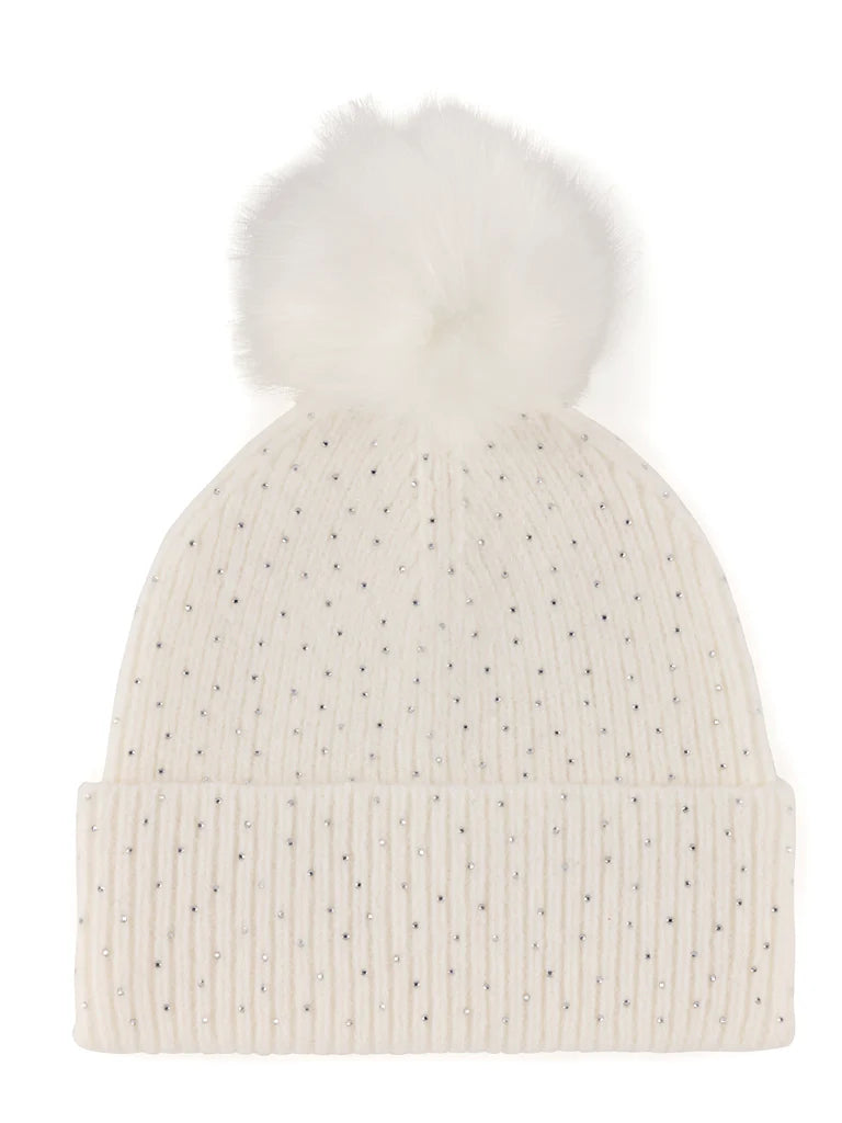 Shiraleah Natalia Beanie, Ivory