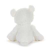 God Bless Baby White Teddy Bear - 11in