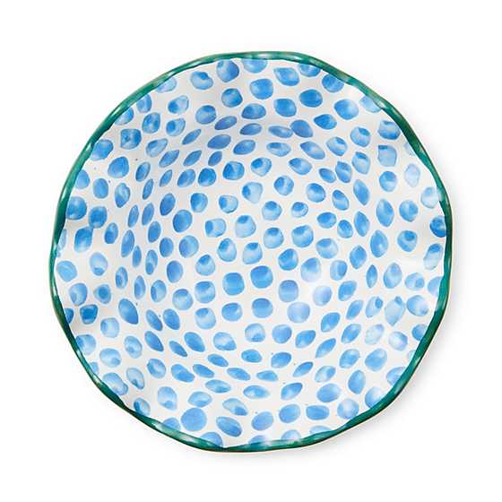 Pencil & Paper Co. Dots Ceramic Fluted Berry Bowl