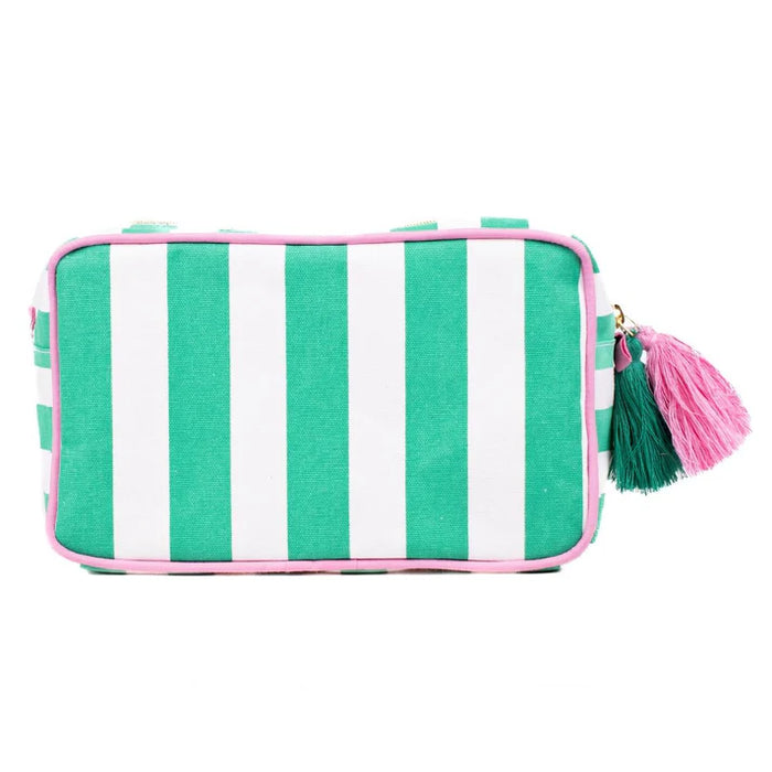 Megan Cosmetic White/Emerald