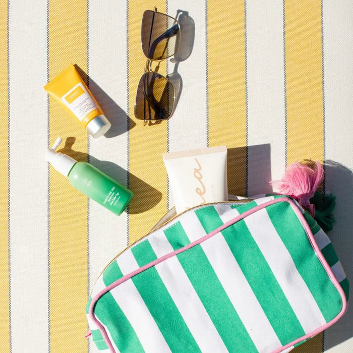 Megan Cosmetic White/Emerald