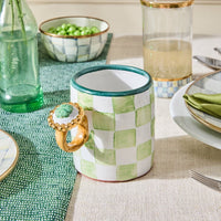 Lucky Clover Ring Ceramic Mug