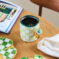Lucky Clover Ring Ceramic Mug