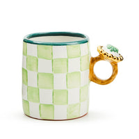 Lucky Clover Ring Ceramic Mug