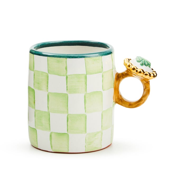 Lucky Clover Ring Ceramic Mug