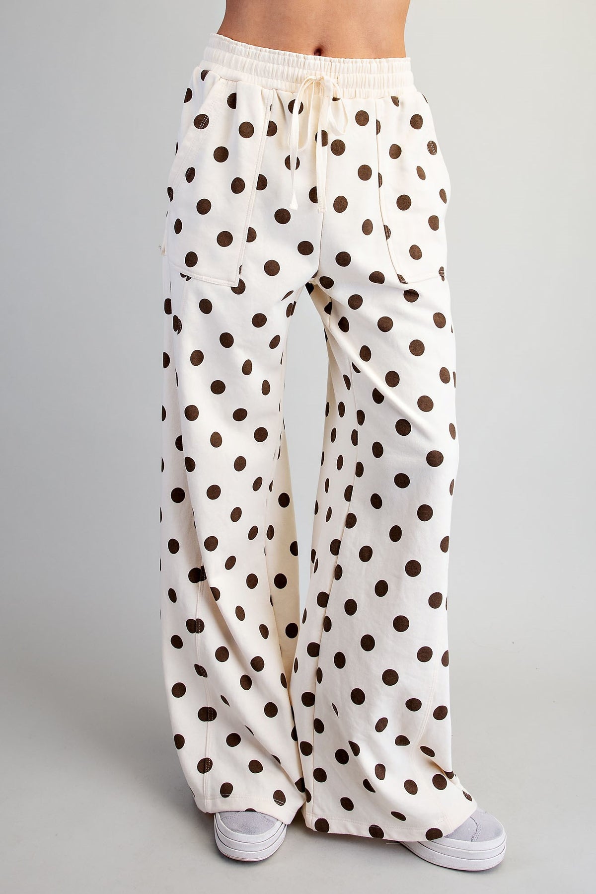 Mineral Washed Polka Dot Sweatpants