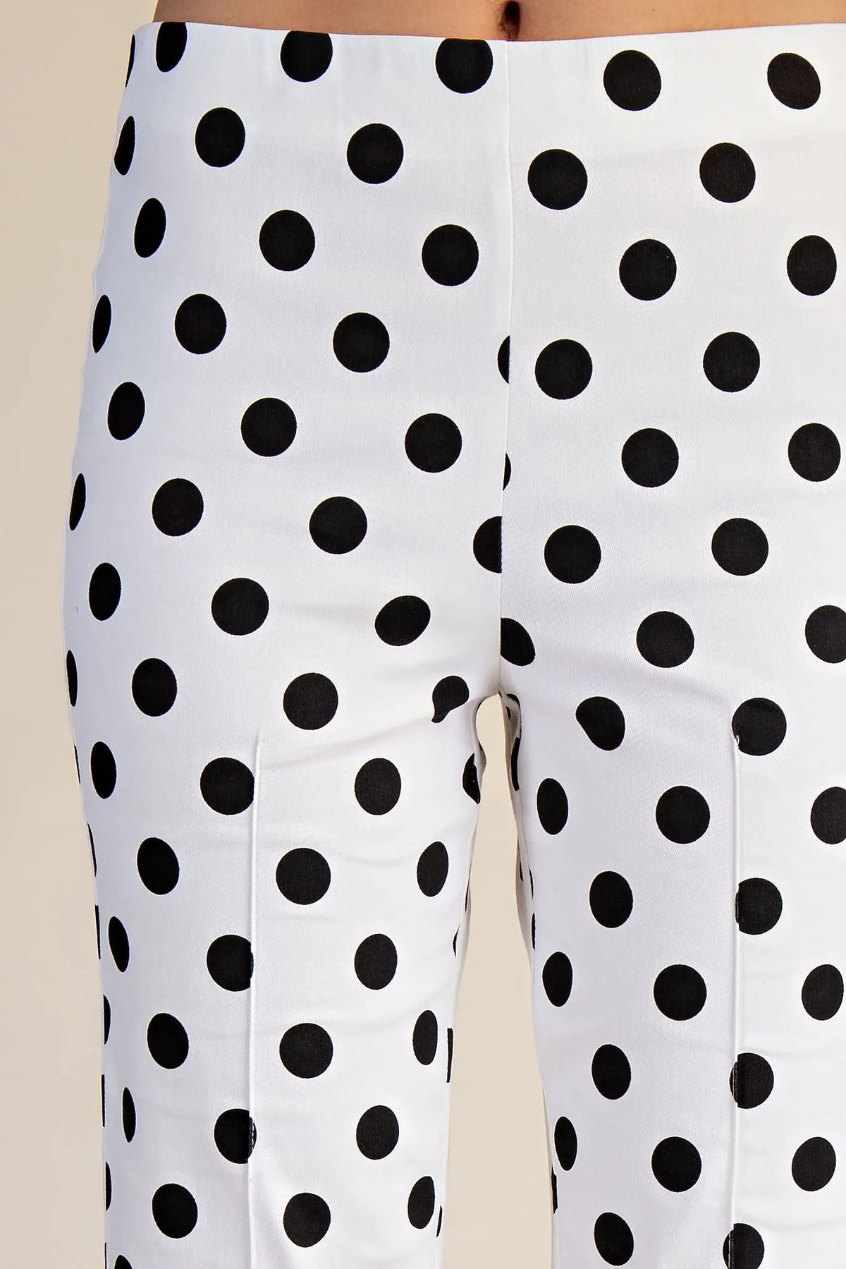 Flare Crop Dot Pants