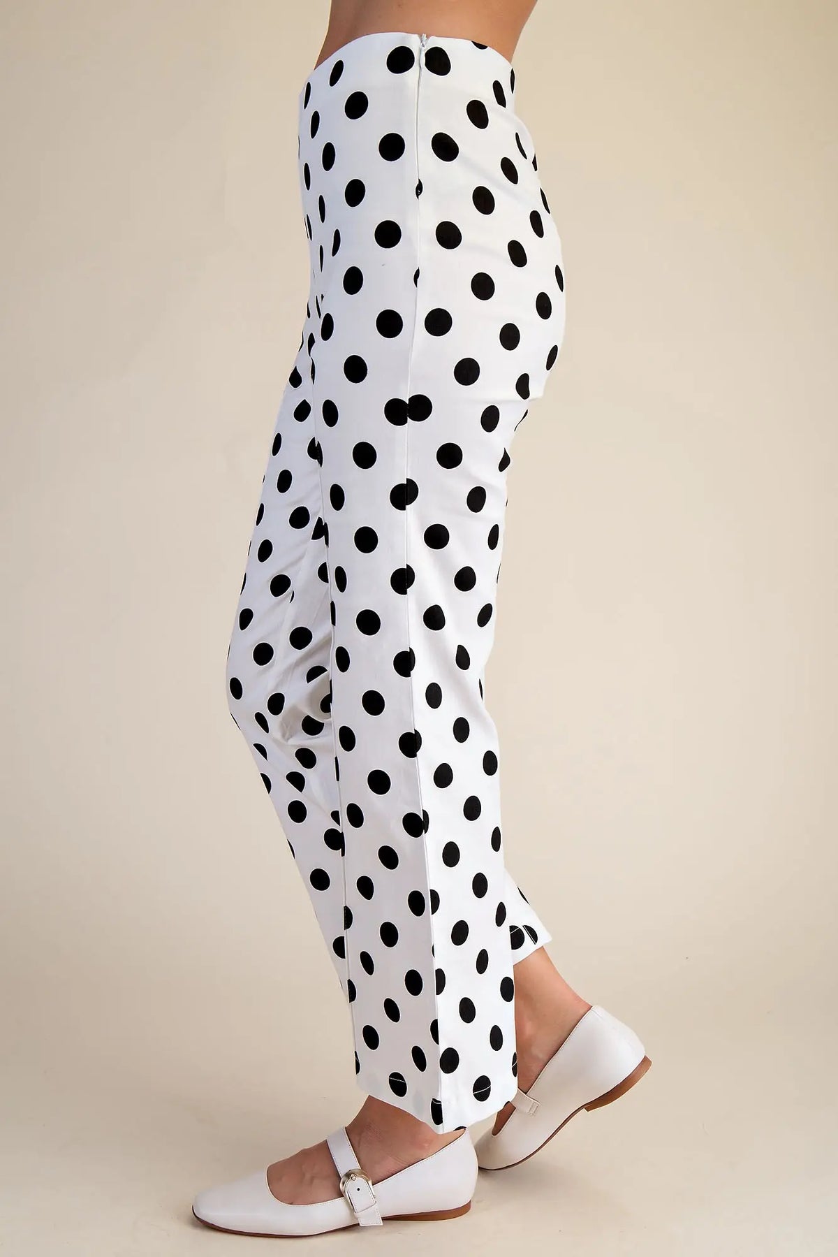 Flare Crop Dot Pants