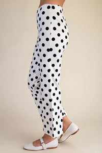 Flare Crop Dot Pants