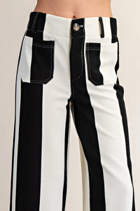 Colette Cropped Wide-Leg Stretch Pants