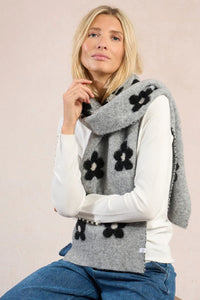 Floral Print Cotton Scarf