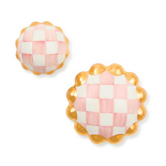 Rosy Check Petit Four Round Knob