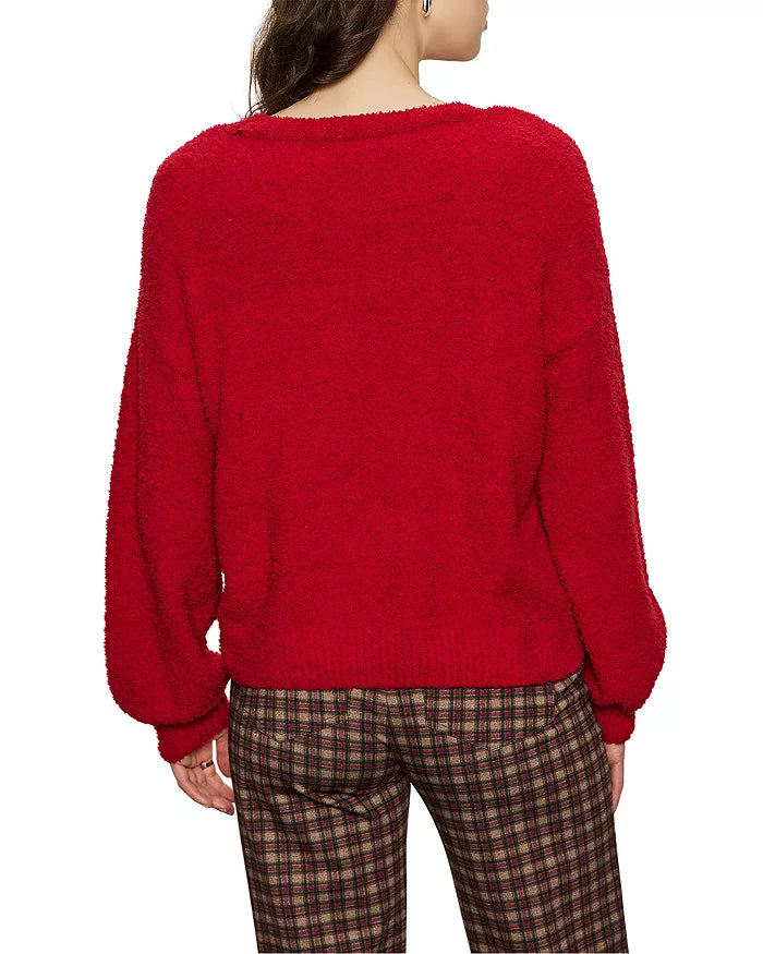 Teddy V Neck Sweater