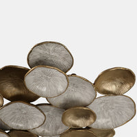 37x31 Metal Multi Disc Wall Decor, Multi