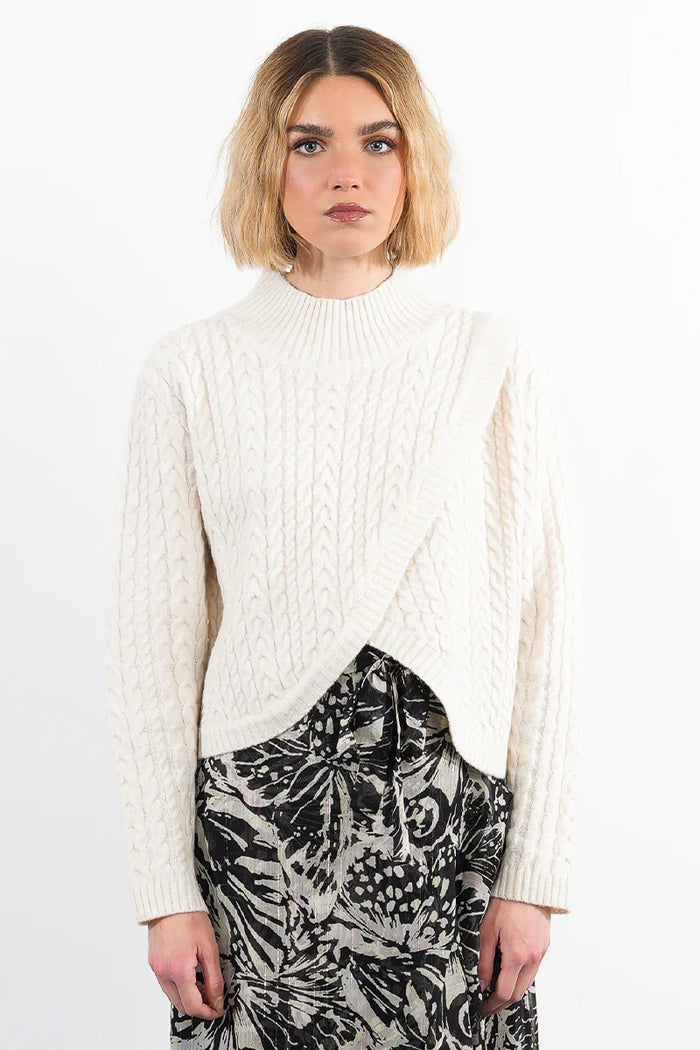 Cable-Knit Sweater