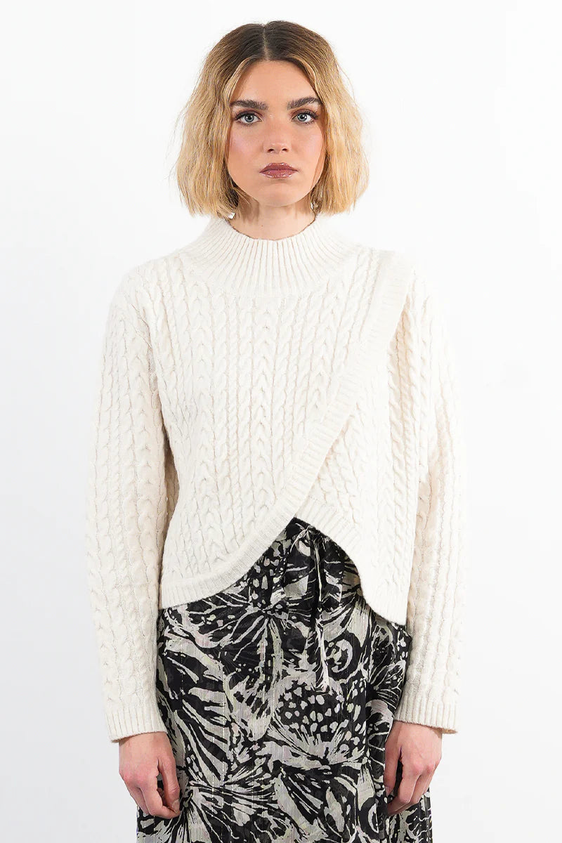 Cable-Knit Sweater
