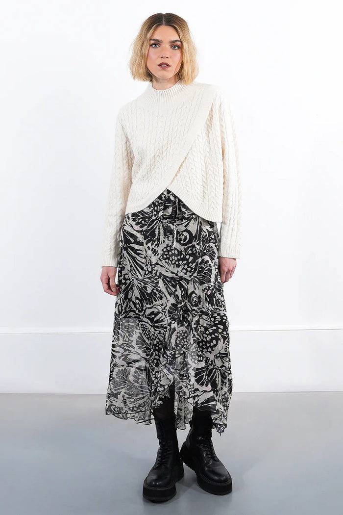Cable-Knit Sweater