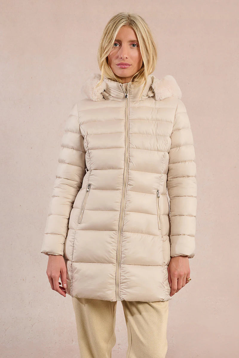 Long Quilted Puffer Jacket