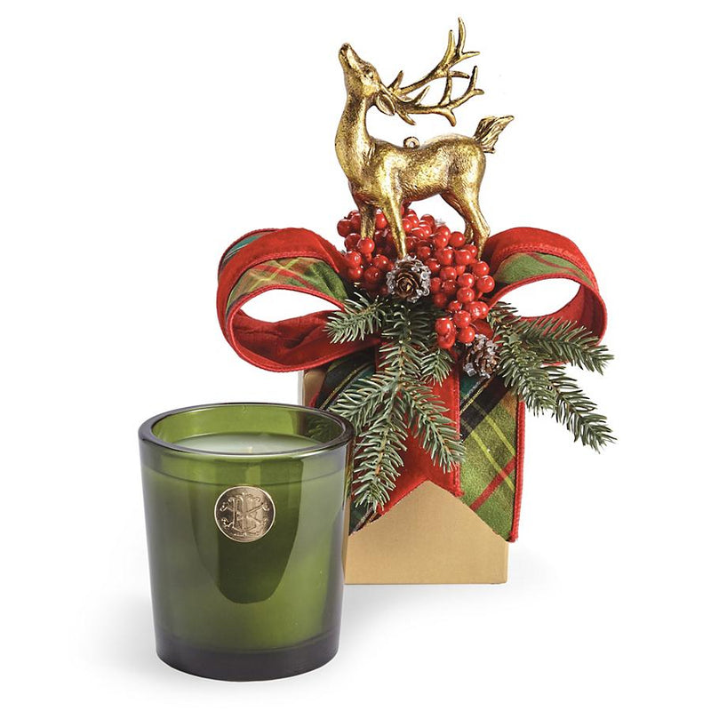 Lux 14oz Candle in Holiday Gift Box Nobel Fir