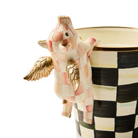 Rosy Check Flying pig Pot Climber