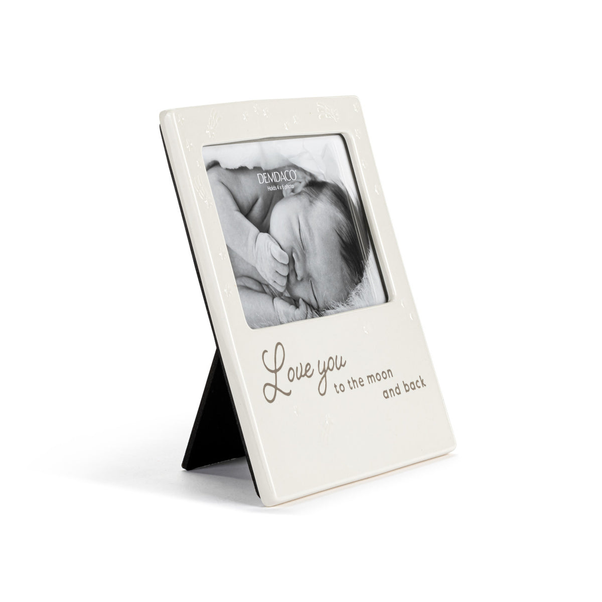 Love You to the Moon and Back Cream Frame - 7.5x8in