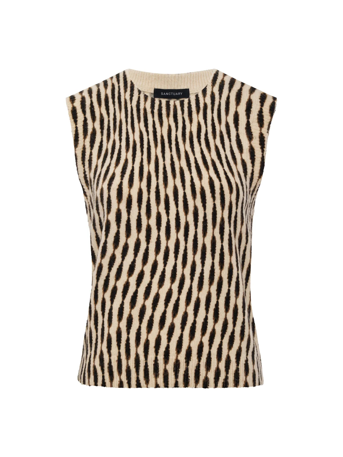 Soft Printed Shell Sweater