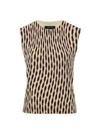 Soft Printed Shell Sweater