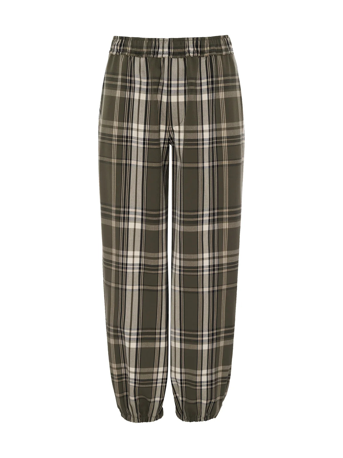 Micro Balloon Pant Linden Plaid