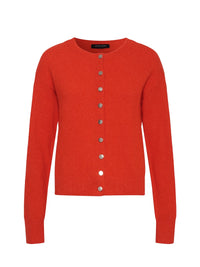 Must Have Snap Cardigan Red Hot