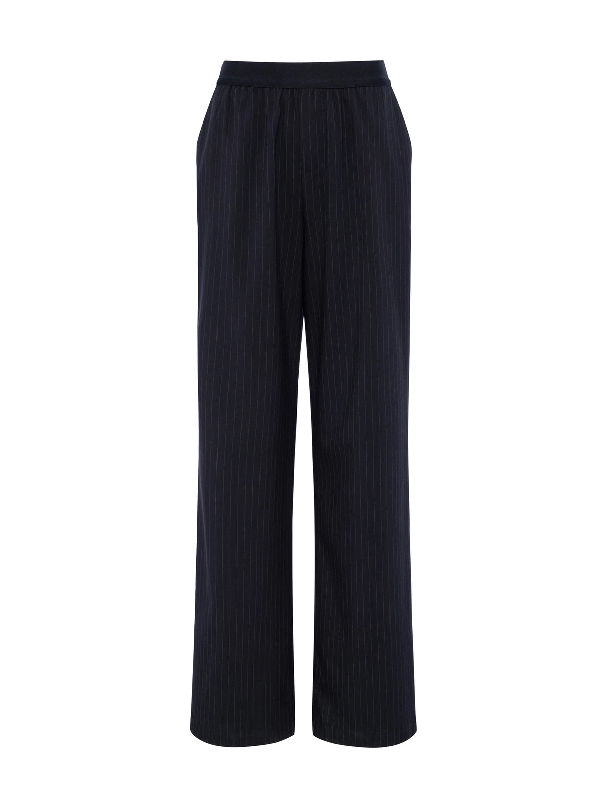 Uplift Pull-On Trouser Navy Pinstripe