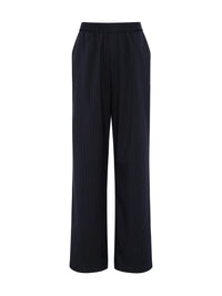 Uplift Pull-On Trouser Navy Pinstripe