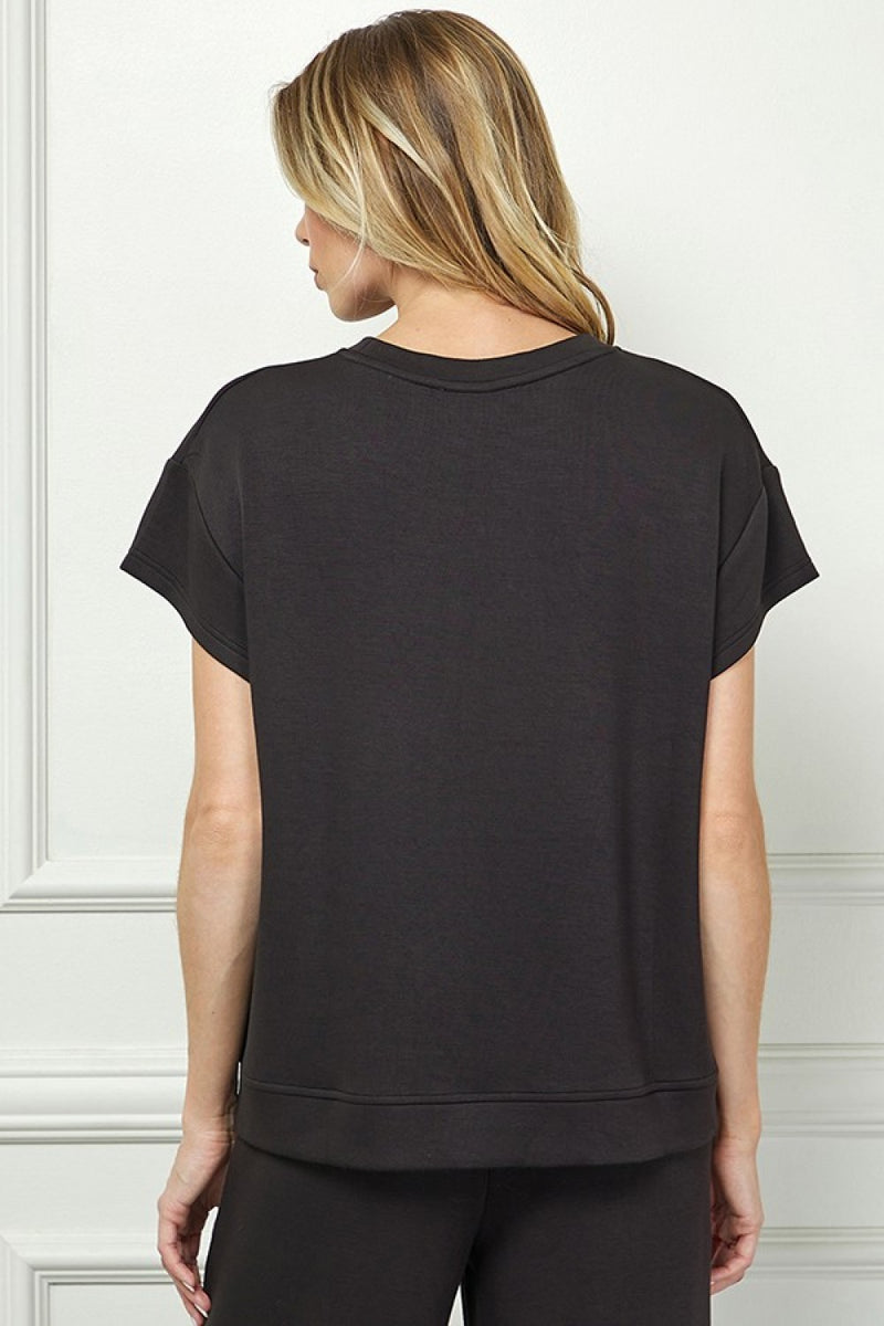 Short Sleeve Soft Lounge Top