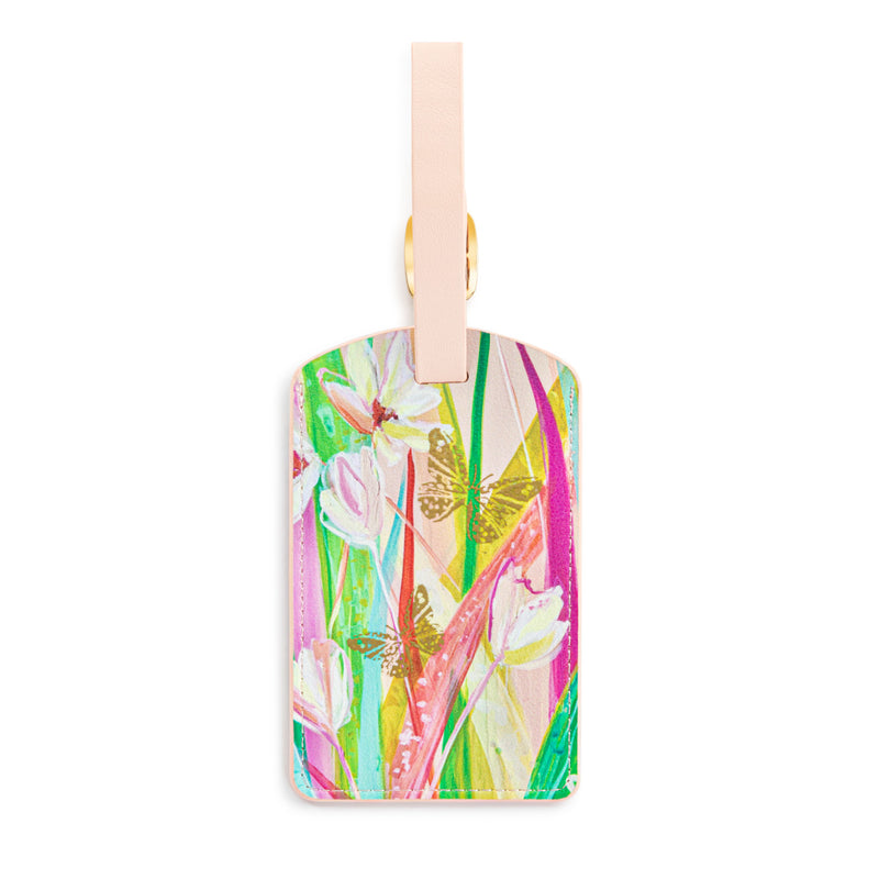 Floral Luggage Tag