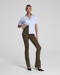 Ponte Zwb Micro Flare Leopard Pants