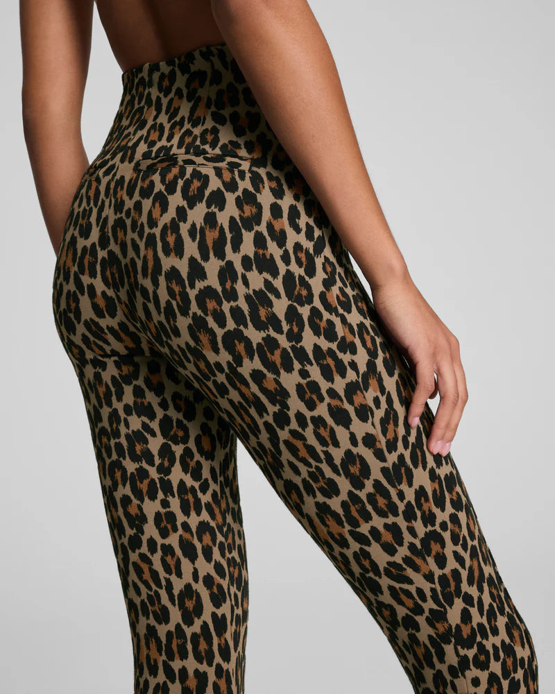Ponte Zwb Micro Flare Leopard Pants