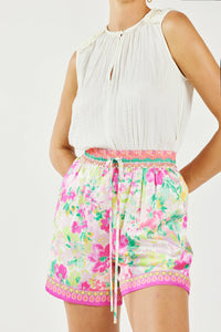 BOTANICAL WATERCOLOR SHORTS