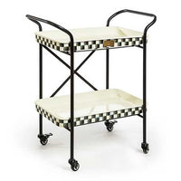 Courtly Check 2-Tier Kitchen Cart