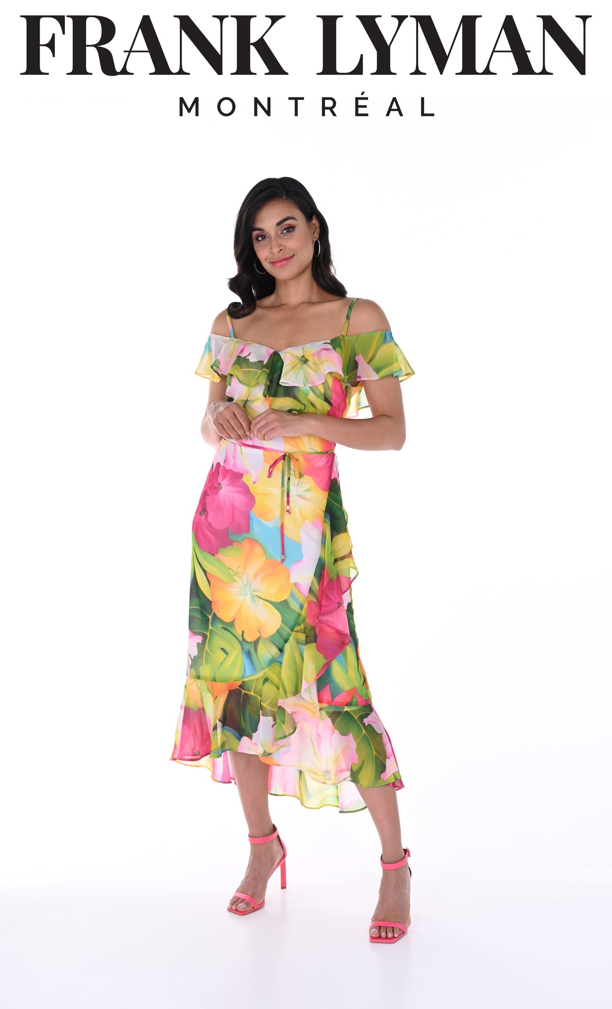 Woven Fuchsia/Green Dress Woven Fuchsia/Green Dress