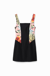 short dress orchids m. christian lacroix Women's M. Christian Lacroix orchid mini dress I Desigual.com