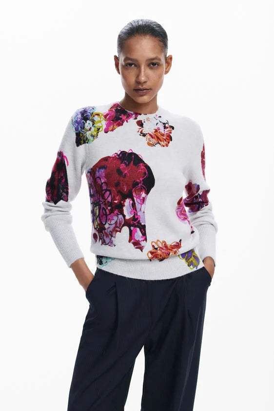 Floral sweater M. Christian Lacroix