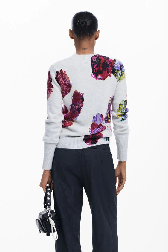 Floral sweater M. Christian Lacroix