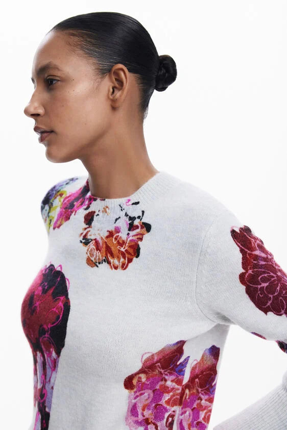 Floral sweater M. Christian Lacroix