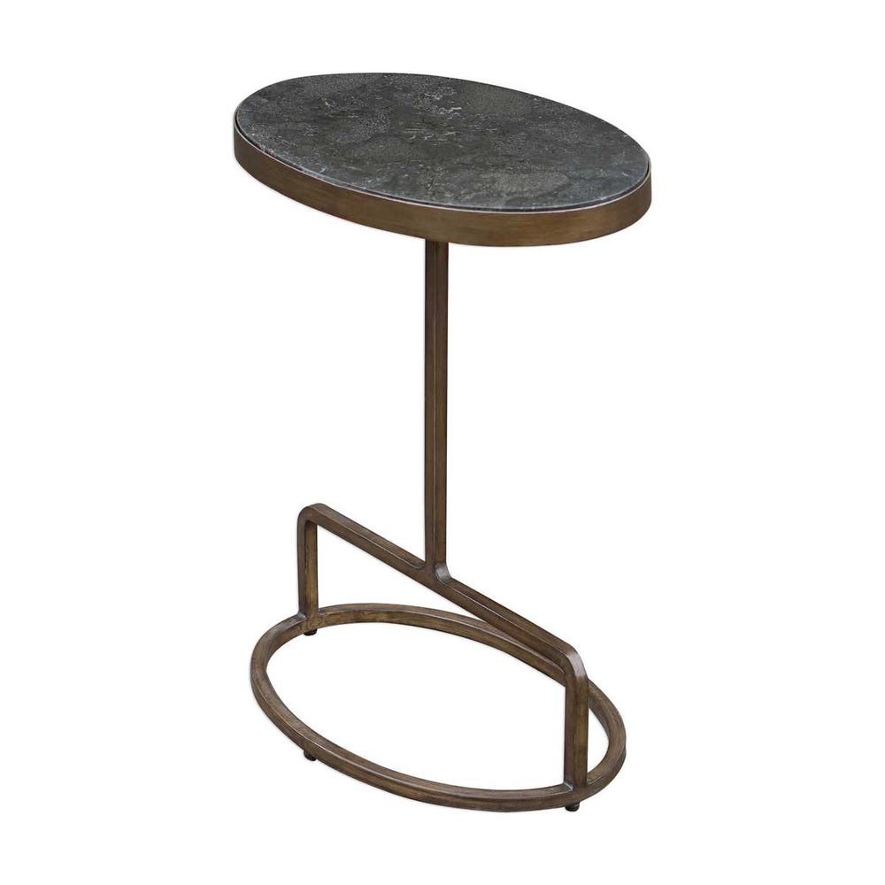 Jessenia Accent Table, Bluestone