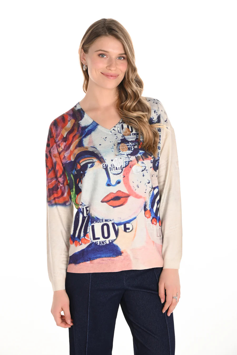 V Neck Designer Top