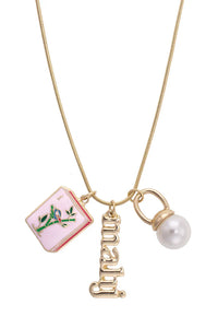 Mahjong Charm Necklace