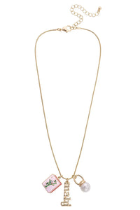 Mahjong Charm Necklace