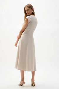 Melange Millennium Fit And Flare Dress